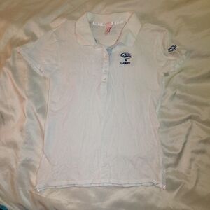 250. HYP Polo Shirt White with BL & Clamato Logo